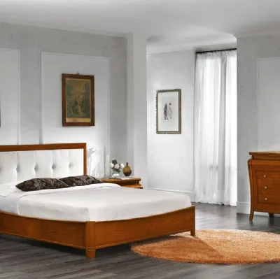 Letto Sogni in ecopelle e legno di Dal Cin